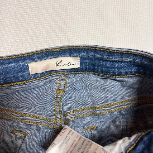 KanCan KC8347M Women’s Medium Wash Distressed Size 13 / 33 Jean Shorts J…​​​​ - Picture 7 of 8